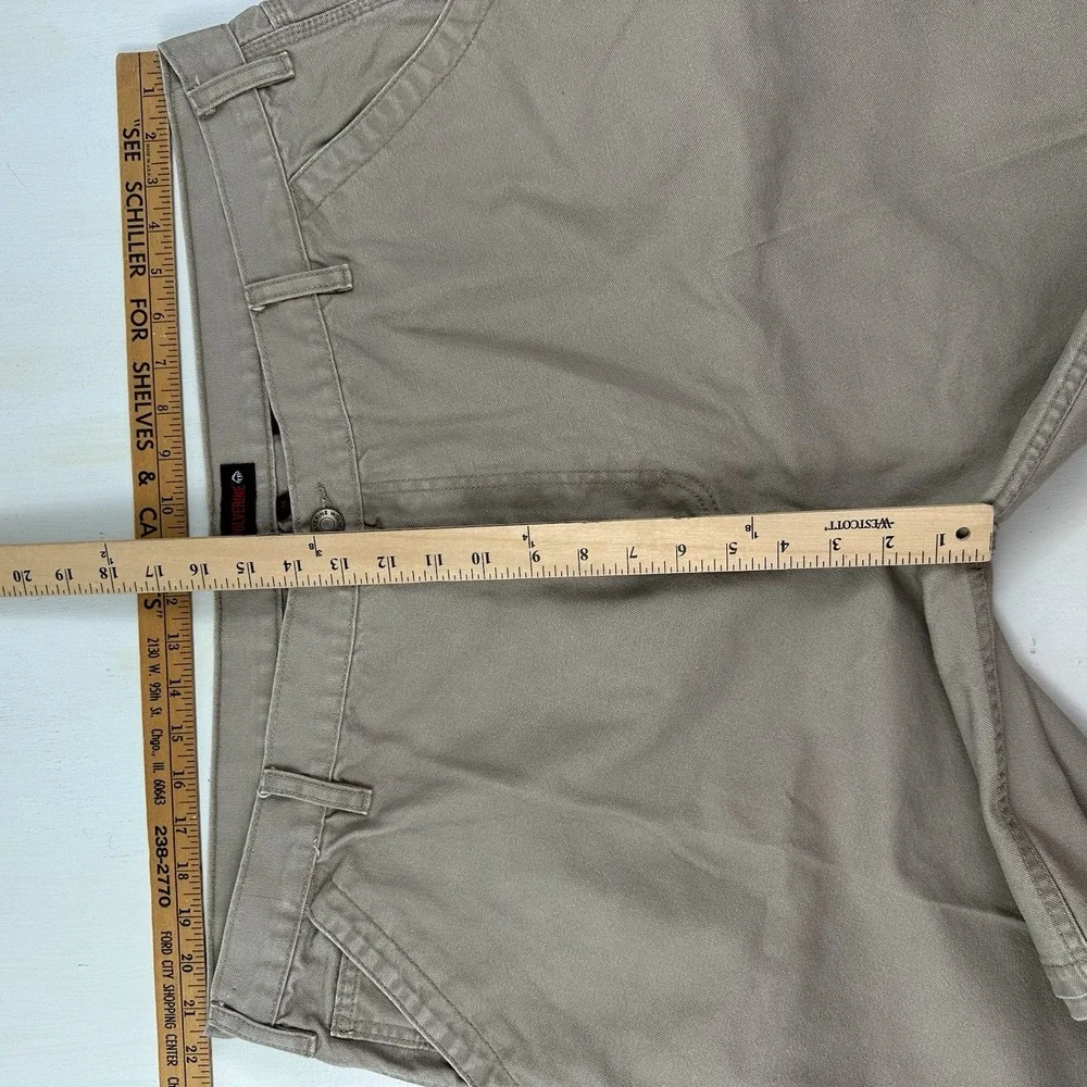 Vintage Wolverine Carpenter Shorts‎ Mens Actual 42 X 9 Beige Heavyweight Canvas